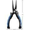 imageKastKing Intimidator Fishing Pliers Corrosion Resistant Polymer Coated Fishing Tools Tungsten Carbide Cutters Saltwater Resistant Fishing GearG7 Straight Nose W Braid Cutters  Heavy Duty