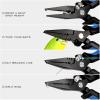 imageKastKing Intimidator Fishing Pliers Corrosion Resistant Polymer Coated Fishing Tools Tungsten Carbide Cutters Saltwater Resistant Fishing GearH7 Split Ring W Braid Cutters  Heavy Duty