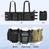 imageKastKing Karryall Fishing Bucket Organizer for 5 Gallon Bucket Ice Fishing Tackle Bag with Adjustable Buckle Rod ampamp Plier Holder and MultiPockets for Fishing Gear ampamp Accessories StorageBlackBlack