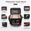 imageKastKing Karryall Fishing Tackle Bags with 4  3600 Tackle Trays  Saltwater ampamp Freshwater Fishing Gear StorageBlack