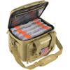imageKastKing Karryall Fishing Tackle Bags with 4  3600 Tackle Trays  Saltwater ampamp Freshwater Fishing Gear StorageKhaki