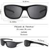 imageKastKing Kateel Polarized Sport Sunglasses for Men and Women Ideal for Driving Fishing Cycling and RunningUV ProtectionA Frame Gloss BlackLens Smoke