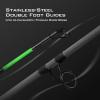 imageKastKing Kong Saltwater ampamp Freshwater Fishing Rod Powerful Lightweight SCurve Graphite Rod Blanks Nano Resin Technology StainlessSteel DoubleFoot Guides wTitanium Oxide Rings NonSlip HandlesA Spin 76Mh PowerFast2pcs