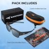imageKastKing Molino FitOver Polarized SunglassesUV400 Protection Ultralight Wraparound Fishing Sports Sunglasses TAC LensesA Gloss Black Frame  Smoke