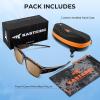 imageKastKing Molino FitOver Polarized SunglassesUV400 Protection Ultralight Wraparound Fishing Sports Sunglasses TAC LensesD Glossdemi Frame  Brown