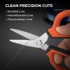 imageKastKing Paradox 45Inch Fishing Scissors Stainless Steel Precision Fishing Line Cutters With NonSlip Grip Protective Sheath and Neck Lanyard Small Scissors for Braided Fishing LineD 6 Braid Scissors  9 Bait Shears