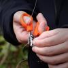 imageKastKing Paradox 45Inch Fishing Scissors Stainless Steel Precision Fishing Line Cutters With NonSlip Grip Protective Sheath and Neck Lanyard Small Scissors for Braided Fishing LineA 45 Braid Scissors