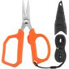 imageKastKing Paradox 45Inch Fishing Scissors Stainless Steel Precision Fishing Line Cutters With NonSlip Grip Protective Sheath and Neck Lanyard Small Scissors for Braided Fishing LineA 45 Braid Scissors