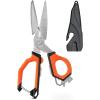 imageKastKing Paradox 45Inch Fishing Scissors Stainless Steel Precision Fishing Line Cutters With NonSlip Grip Protective Sheath and Neck Lanyard Small Scissors for Braided Fishing LineC 9 Bait Shears