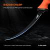 imageKastKing Paradox Fishing Tool Complete Fish Clean ampamp Prep Set 9quot Fillet Knife 9quot MultiPurpose Bait Shears and 12quot Honing Rod Durable Stainless Steel with NonSlip Handles and Custom SheathsA 7 Fillet Knife Kit