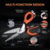 imageKastKing Paradox Fishing Tool Complete Fish Clean ampamp Prep Set 9quot Fillet Knife 9quot MultiPurpose Bait Shears and 12quot Honing Rod Durable Stainless Steel with NonSlip Handles and Custom SheathsDCombo Kit