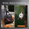 imageKastKing Patented Radius Line Spooler Compact Fishing Line Spooling Tool for Spinning Reels and Casting Reels  Line Spooler Spools Fishing Reels Without Line Twist Great Fishing GiftsKutr Line Spooler