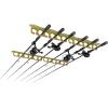 imageKastKing SafeGuard Fishing Rod Holder for Garage Wall or Ceiling Mounted Fishing Rod Rack Storage Organizer Fishing Pole Holder Holds 6 Rods or Combos in Less Than 18 InchesGreen  2 Packstore 12 fishing rods or combos