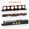imageKastKing SafeGuard Fishing Rod Holder for Garage Wall or Ceiling Mounted Fishing Rod Rack Storage Organizer Fishing Pole Holder Holds 6 Rods or Combos in Less Than 18 InchesBlack  1 Packstore 6 fishing rods or combos