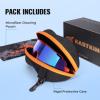 imageKastKing Skinner Polarized Large Sport Sunglasses for Men and Women UV Protection Outdoor Fishing GlassesRed Frame icy White Mirror