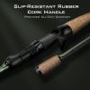 imageKastKing Spartacus II Fishing Rods  IM6 Graphite Blanks Casting ampamp Spinning Rods 2Piece Rods with Extra Tip Section PTS Power Transition System KastFlex Technology Rubber Cork HandleC Cast76 H Fast 2 Pcs Extra Tip