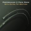 imageKastKing Spartacus II Fishing Rods  IM6 Graphite Blanks Casting ampamp Spinning Rods 2Piece Rods with Extra Tip Section PTS Power Transition System KastFlex Technology Rubber Cork HandleC Cast76 H Fast 2 Pcs Extra Tip