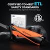 imageKastKing Speed Demon 110v Electric Fillet Knife Precision Cut with High Torque Motor ETL Certified Safety Balanced Lightweight Handle 2 Sets of Stainlesssteel Blades7  9 Fillet Knife