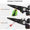 imageKastKing Speed Demon Pro Fishing Pliers 420 Stainless Steel Fishing Tools Saltwater Resistant Fishing Gear Tungsten Carbide Cutters Corrosion Resistant Coating SuperPolymer Grip HandlesA 75 Split Ring Nose