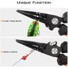 imageKastKing Speed Demon Pro Fishing Pliers 420 Stainless Steel Fishing Tools Saltwater Resistant Fishing Gear Tungsten Carbide Cutters Corrosion Resistant Coating SuperPolymer Grip HandlesB 85 Split Ring Nose