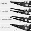 imageKastKing Speed Demon Pro Fishing Pliers 420 Stainless Steel Fishing Tools Saltwater Resistant Fishing Gear Tungsten Carbide Cutters Corrosion Resistant Coating SuperPolymer Grip HandlesB 85 Split Ring Nose
