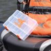 imageKastKing Tackle Boxes Plastic Box Plastic Storage Organizer Box with Removable Dividers  Fishing Tackle Storage  Box Organizer  2 Packs 4 Packs Tackle Trays  Parts BoxFour 3600 Tray Size 108x725x165
