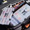 imageKastKing Tackle Boxes Plastic Box Plastic Storage Organizer Box with Removable Dividers  Fishing Tackle Storage  Box Organizer  2 Packs 4 Packs Tackle Trays  Parts BoxTwo 3700 Tray Size 14x875x175