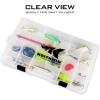 imageKastKing Tackle Boxes Plastic Box Plastic Storage Organizer Box with Removable Dividers  Fishing Tackle Storage  Box Organizer  2 Packs 4 Packs Tackle Trays  Parts BoxTwo 3700 Tray Size 14x875x175