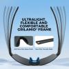 imageKastKing Tarkio Polarized Fishing Sunglasses Large Single PC Lenses Rimless Wrap Design UV400 Protection Sports SunglassesA Matte Black  Smoke Frame  Granite Mirror
