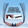 imageKastKing Tarkio Polarized Fishing Sunglasses Large Single PC Lenses Rimless Wrap Design UV400 Protection Sports SunglassesF Matte Smoke Crystal Frame  Burgundy Mirror