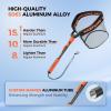 imageKastKing Titanet Fishing Net Durable Aluminum Handle NonSlip Hivis Grip Compact Storage Bag ampamp Lanyard Ideal for Kayak ampamp Wading Fishing Two Net OptionsPvc Net  32 Total Length Fixed Handle