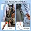imageKastKing Titanet Fishing Net Durable Aluminum Handle NonSlip Hivis Grip Compact Storage Bag ampamp Lanyard Ideal for Kayak ampamp Wading Fishing Two Net OptionsPvc Net  32 Total Length Fixed Handle