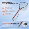 imageKastKing Titanet Fishing Net Durable Aluminum Handle NonSlip Hivis Grip Compact Storage Bag ampamp Lanyard Ideal for Kayak ampamp Wading Fishing Two Net OptionsSilicone Net  32 Total Length Fixed Handle