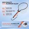 imageKastKing Titanet Fishing Net Durable Aluminum Handle NonSlip Hivis Grip Compact Storage Bag ampamp Lanyard Ideal for Kayak ampamp Wading Fishing Two Net OptionsSilicone Net  26 Total Length Fixed Handle