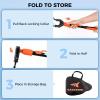 imageKastKing Titanet Fishing Net Durable Aluminum Handle NonSlip Hivis Grip Compact Storage Bag ampamp Lanyard Ideal for Kayak ampamp Wading Fishing Two Net OptionsSilicone Net  32 Total Length Fixed Handle