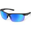 imageKastKing Tugaloo SemiRimless Bifocal Polarized Reader Sunglasses Bifocal x15 x20 x25 Magnifications UV ProtectionMatte Black Frame  Cobalt Mirror