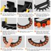 imageKastKing V10 Rod Rack with Spooling Station Wall Mounted Fishing RodCombo Rack Holds 10 Combos Line Spooling Tool for Spinning and Casting Reels 2pcs Line Boss IncludedBlack