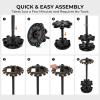 imageKastKing V16 Fishing Rod Rack With Rotating Base Fishing Pole Rack Holds Up to 16 Fishing Rods or Combos Lightweight and Durable ABS Construction SpaceSaving Fishing Rod Holders for GarageV16 wRotaing Base