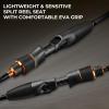 imageKastKing Zephyr Spin and Bait Finesse Fishing Rod Lightweight Casting ampamp Spinning Rods IM6 Graphite Blanks Cast Lure Down to 164oz Zirconia Ring Split Reel Seat EVA Handle Alignment MarkerBait Finesse63 Ul Fast 2pcs