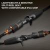 imageKastKing Zephyr Spin and Bait Finesse Fishing Rod Lightweight Casting ampamp Spinning Rods IM6 Graphite Blanks Cast Lure Down to 164oz Zirconia Ring Split Reel Seat EVA Handle Alignment MarkerSpin Finesse58 Fl Fast 2pcs
