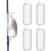 imageKastKing Bait Kapsule  Lure Cover with Vent Holes Protects Hooks Multiple Sizes S M L JumboDrop Shot  Multiple Attachments for Freshwater ampamp Saltwater Fishing Gear Patent Pending4 Medium