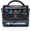 imageKastKing BaitSpace Line Management Bag Fishing Line Storage Bag with Water Resistant Nylon Clear View Window Removable Divider Tanglefree Leader Line HolderB BlueMedium