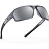 B: Matt Smoke Crystal Frame  Smoke Mirror