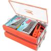 imageKastKing HyperSeal Waterproof Tackle Box 3700 Deep Tackle Trays Fishing Tackle Box Organizer With Exterior Stickers Fishing Gear ampamp Fishing Accessories Storage37002 pack no compartment