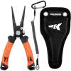 imageKastKing Speed Demon Pro Fishing Pliers 420 Stainless Steel Fishing Tools Saltwater Resistant Fishing Gear Tungsten Carbide Cutters Corrosion Resistant Coating SuperPolymer Grip HandlesA 75 Split Ring Nose