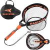 imageKastKing Titanet Fishing Net Durable Aluminum Handle NonSlip Hivis Grip Compact Storage Bag ampamp Lanyard Ideal for Kayak ampamp Wading Fishing Two Net OptionsPvc Net  26 Total Length Fixed Handle