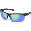 imageKastKing Tugaloo SemiRimless Bifocal Polarized Reader Sunglasses Bifocal x15 x20 x25 Magnifications UV ProtectionMatte Black Frame  Chartreuse Mirror