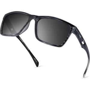 imageKastKing FlatRock Polarized Sport Sunglasses for Men and Women Ideal for Driving Fishing Cycling Running UV ProtectionFramegloss Tal Gray Lenssmoke  Flash Mirror