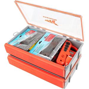 imageKastKing HyperSeal Waterproof Tackle Box 3700 Deep Tackle Trays Fishing Tackle Box Organizer With Exterior Stickers Fishing Gear ampamp Fishing Accessories Storage37002 pack no compartment