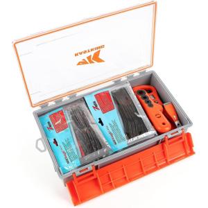 imageKastKing HyperSeal Waterproof Tackle Box 3700 Deep Tackle Trays Fishing Tackle Box Organizer With Exterior Stickers Fishing Gear ampamp Fishing Accessories Storage37001 pack no compartment